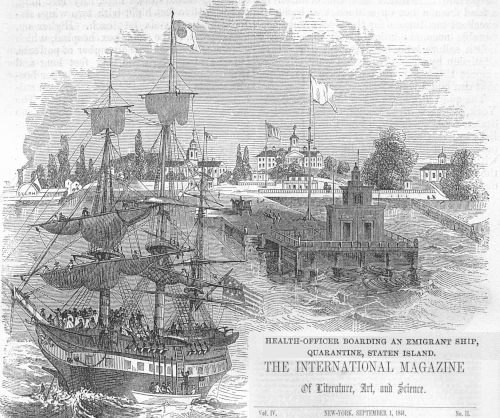 Health Officer Boarding An Emigrant Ship