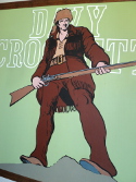 Davy Crockett, king of the wild frontier.