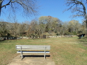 Hope Springs Park has benches and picnic tables