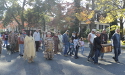 The drum accompanies the Lawrenceburg Trail of Tears Memorial Walk