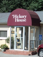 The Hickory House restaurant is practically right across the street.