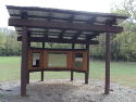 Interpretive kiosk for the Trail of Tears hiking trail.