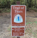 Trail of Tears marker.