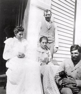 Dr. Picotte, her sister Marguerite, Charles and Henry Picotte